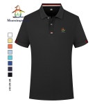 Munsingwear 만성위 골프 폴로 셔츠 남자 심플하고 세련되며 사치스러운 반팔 티셔츠 골프웨어 M BM3