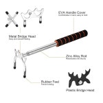 PATIKIL 리트랙터블 당구 큐 스틱 브리지 탈착식 금속 로우 하이 크로스 브리지 헤드가 액세서리 당구대 경기용