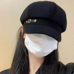 모던 클래식 소프트 데일리 팔각 모자