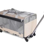 강아지두마리가방 펫가방 매쉬 다묘 이동장 백팩