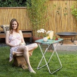 가든 4 유 접이식 TV 트레이 테이블 튼튼한 MDF 상판이 디너 조립이 필요 없는 거실용 트레이 2PCS 씨 3d 1pc