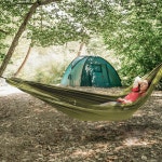 레드라인 캐년 침낭 여행용 해먹과 모기장 - 가벼운 따뜻한 날씨 캠프 트리 해먹