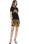 베르사체 베르사체진스꾸뛰르 Screen Printed Cotton Jersey T shirt 252202F110016