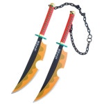 귀멸의 칼날 우즈이 일륜도 파티 소품 제품 텐겐 검 코스프레 칼 할로윈