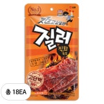 질러 샘표 질러 직화육포 45g 숯불 바베큐맛 4개