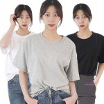 남녀공용무지 20수 기본 10컬러 반팔 라운드 티셔츠 티티 면티 단체티wxy328