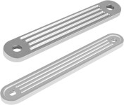 상단 볼트 홀 표준 하단 표준용 Camoo 트랜섬 지지 플레이트 키트 12 x 2 15 X 두께 주조 알루미늄 2팩 TSP-1 TSP-2DP