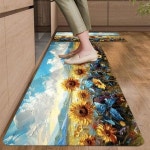 풍수 해바라기 규조토발매트 주방150x50