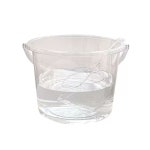 다용도 바가지 세탁 대형 대야 투명 수납 바구니 양동이 욕실 물통 1 뚜껑 없는 투명-9리터 물통