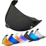 YMTGEQ R2R 모터사이클 헬멧 쉴드 윈드실드 PC 렌즈 자외선 차단을 위한 바이저 교체 KYT R2R과 호환 딥 3 Deep