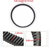 가와사키 뮬 3010 4010 3000 1000 4x4 트랜스 교체 부품 59011-1077과 호환되는 DANVARD 드라이브 벨트 KAF620