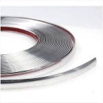 D24 고광택 메탈 라인 크롬몰딩 은선몰딩 15M WFIDMCA