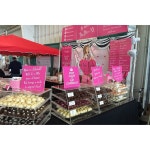 뒷문이 YBSVO 3 트레이 상업용 조리대 베이커리 디스플레이 케이스 - 21 x 17 3 4 16 1 2