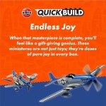 Airfix Quickbuild 슈퍼마린 스핏파이어 비행기 벽돌 조립 플라스틱 모델 키트 J6000 1846278