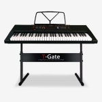 토이게이트 토이게이트 토이게이트 61건반 교육용 컨트롤러 키보드 피아노 휴대전자 키보드 YMO-198