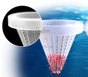 다람쥐와 오리 어항 피딩컵 구피사료 그린