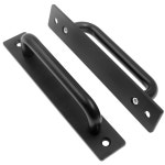 지오제르미 2팩 슬라이딩 헛간 도어 핸들 5 9 게이트 캐비닛 옷장 서랍 차고 창고 7 Inches