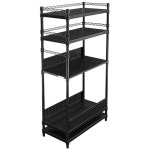 5741863 Bauhutte 바우 테 책상 사이드 선반 라지 PC랙 pc랙 폭 70 4x깊이 36 x 높이 151 3 cm BHS