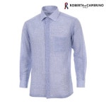 NR혼방 플린트 일반핏 긴소매 셔츠 RO5-802-2