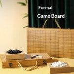 바둑판 바둑알 장기판 보드 19로 휴대용 세트 바둑 접이식 1 접이식 오목 옥돌조개세트 비자 티칭