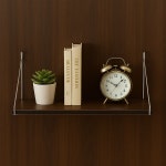 무타공 벽선반 월넛 우드 인테리어 벽걸이