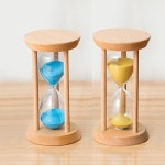 초등5학년2학기 목재 모래시계 2종 5분용 10분용 KSIC-2622
