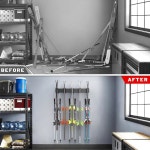 울트라월 스키 랙 차고 보관 정리 시스템을 위한 벽걸이 보관함 가정 창고용 홀더 10쌍 최대 300파운드까지