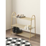 현관신발정리대 신발 수납장 신발장 틈새수납 실내화거치대 2단 좁은 두겹