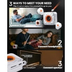 전자 드럼 세트 헤드폰 잭이 스피커 페달 스틱이 에어 스틱