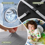 YUEANG 방수 의자 시트 커버 2종 세트 가정 레스토랑 연회 주방 쿠션 보호대 라이트 스몰