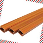 건물 코너용 PVC 우드 사각몰딩 1호 쫄대몰딩 전기선고정 선정리용품