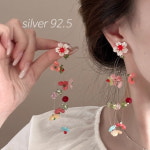 무드무드 92 5 마이엔 플라워 드롭 이어링