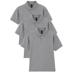 길단 Gildan 유니 아동용 DryBlend 반소매 폴로 스타일 b 3팩 스포츠 M G8800