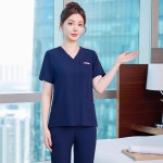 원픽 여성 통기미용실 근무복 남녀 여름 프리미엄 메디컬 치과 프런트 세트 원템1 D08Z2S