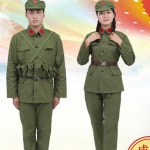 연극용무대의상 북한군복 남녀공용 인민군 의상 모자