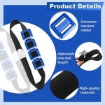 Jamceo 4 PCS 다이빙 웨이트 코팅 웨이트 블록 금속 버클 벨트가 프리다이빙 수중 작업에 적합합니다 1 1 Pounds