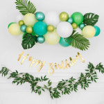 파티팡 파티팡 포레스트 클라우드벌룬 민트그린 생일파티 장식세트