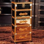 미국 복고풍 스타일 거울 스테인레스 스틸 버킷 캐비닛 쥬얼리 벽에 대 한 골동품 H5556