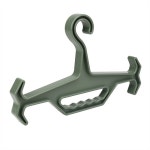 조끼 잠수복 옷걸이 호환 ELOS-헤비 듀티 행거 생존 장비 보관 Armygreen 1PCS 내구성
