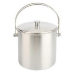 블루무역 음식물 쓰레기통 올 스텐 2L 실버B 15 x 12 2 cm 1개