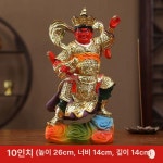 사천왕상 불교 불상 지국 장식품 천왕 황동 사천왕 10 서방광목천왕 1개