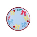 엠에이치앤코 모던하우스 리본체리 멜라민 원형접시 1개