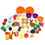 캐스비 플레이 말랑 음식 모형 소꿉놀이 풀세트 68p