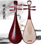 비파 악기 중국 전통 류트 국가 현 파이 pa 성인 연주 platane wood with bag 아니 개척