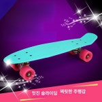 커넷 어판 일반 플라스틱 휠 성인용 페니크루저보드 숏보드 DST2 입문용