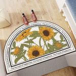 북유럽 일러스트 현관 입구 매트 출입구 PVC 코일 베란다바닥매트 45 꿈의 횡판