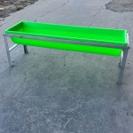 농장 물 공급기 소 먹이통 가축 급수기 사육장비 사료통 1m블랙여물통 브래킷