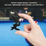 무스헤드 브리지 헤드 슬립온 휴대용 당구 스틱 플라스틱