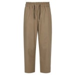 남자 여름 스트링 밴딩 조거 린넨 팬츠 모카 NE-PTS-Q020