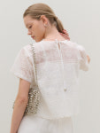 메타퍼 메타퍼 MET cozy lace blouse